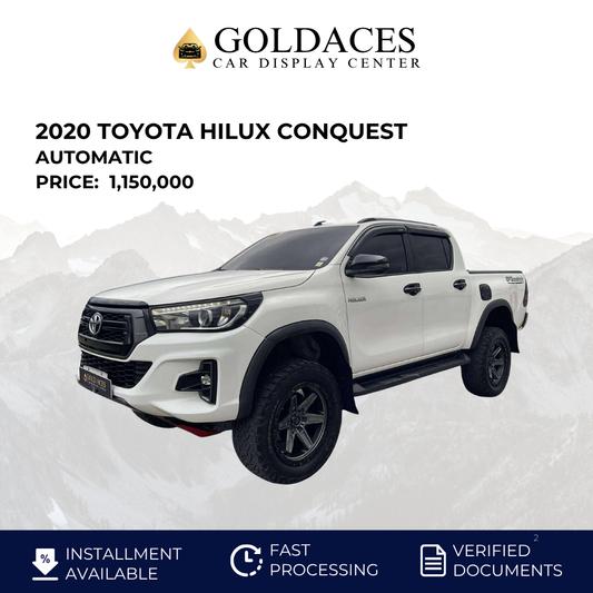 2020 TOYOTA HILUX CONQUEST 2.4L AUTOMATIC TRANSMISSION (35T KMS ONLY!) Gold Aces Car Display Center