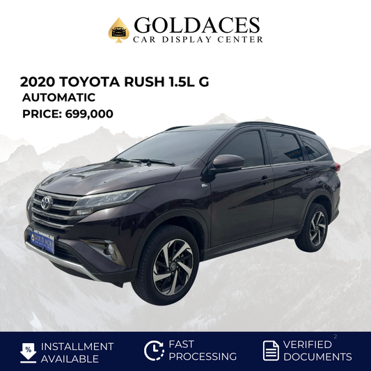 2020 TOYOTA RUSH 1.5L G AUTOMATIC TRANSMISSION