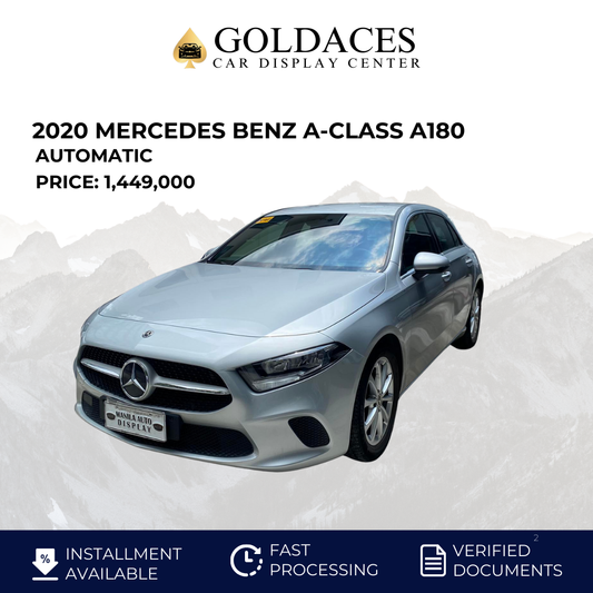 2020 MERCEDES BENZ A-CLASS A180 GAS AUTOMATIC TRANSMISSION Gold Aces Car Display Center