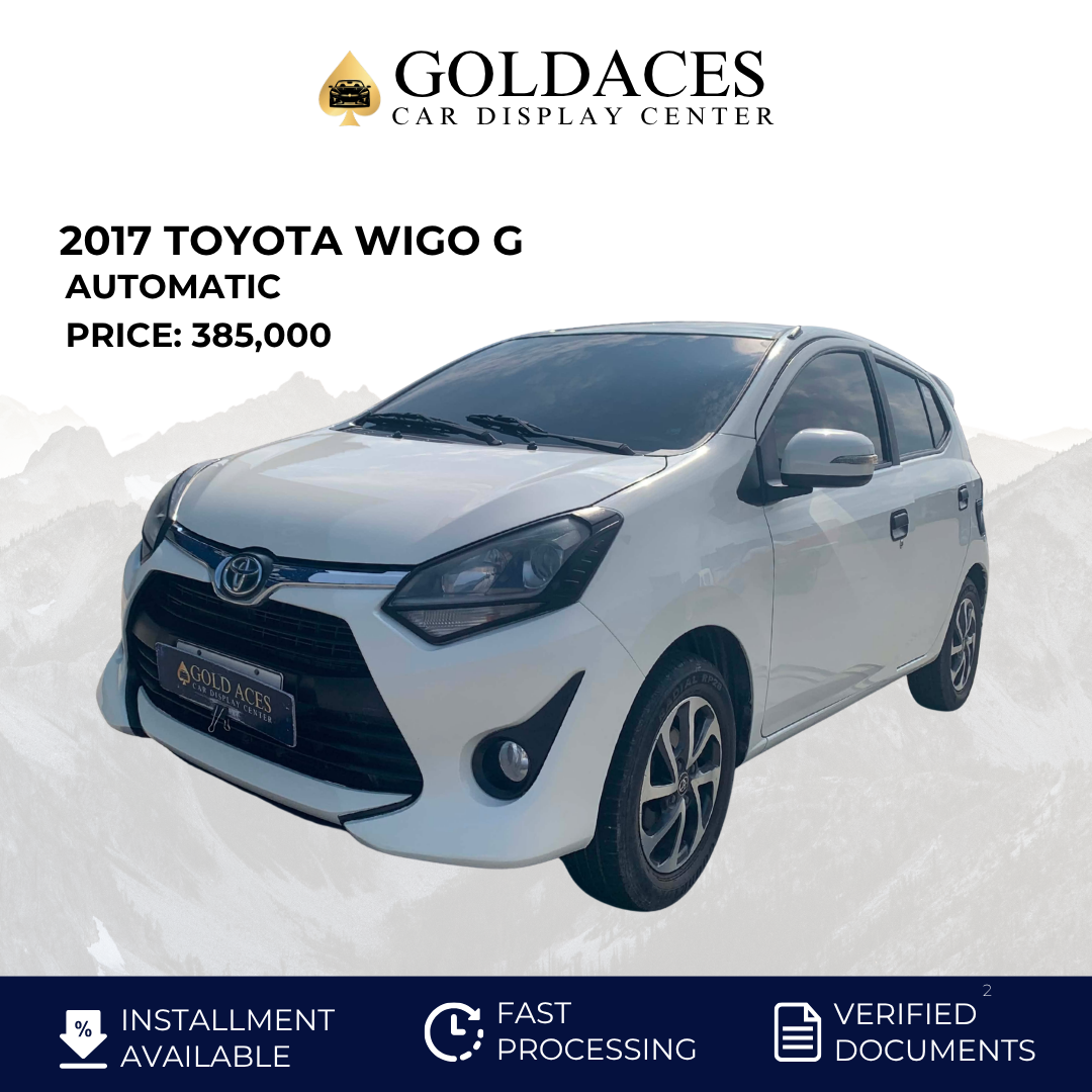 2017 TOYOTA WIGO G 1.0L  AUTOMATIC TRANSMISSION Gold Aces Car Display Center