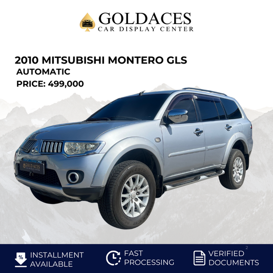 2010 MITSUBISHI MONTERO GLS 2.5L DSL AUTOMATIC TRANSMISSION Gold Aces Car Display Center