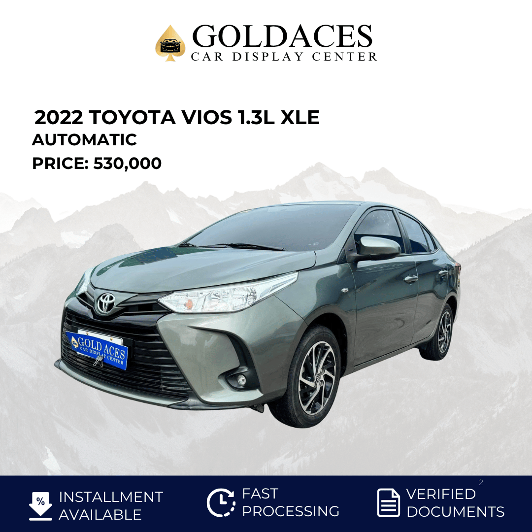 2022 TOYOTA VIOS 1.3L XLE AUTOMATIC TRANSMISSION Gold Aces Car Display Center
