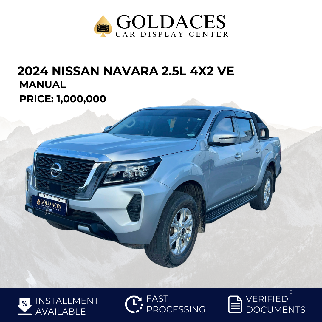 2024 NISSAN NAVARA 2.5L 4X2 VE MANUAL TRANSMISSION Gold Aces Car Display Center