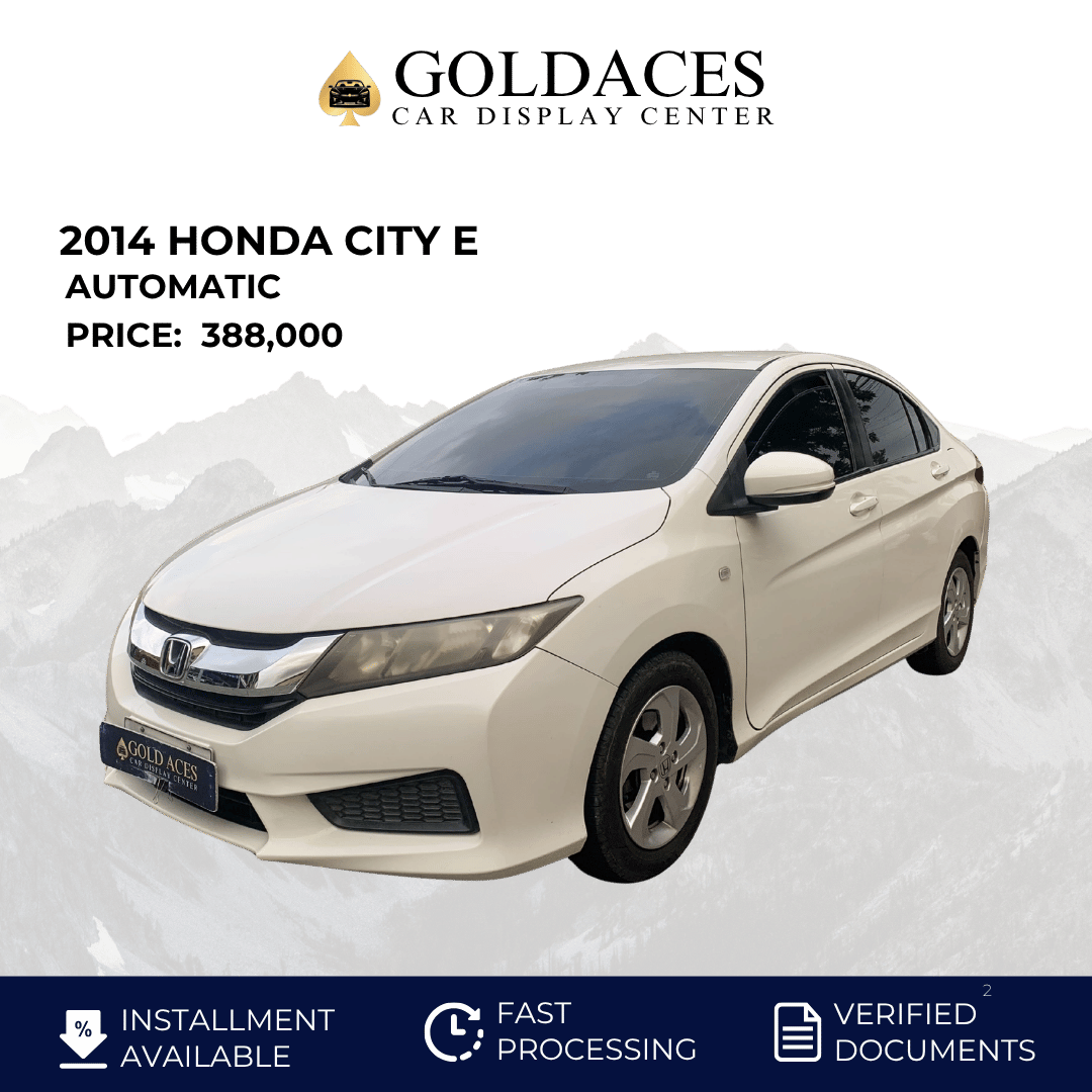 2014 HONDA CITY E 1.3L AUTOMATIC TRANSMISSION Gold Aces Car Display Center