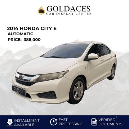 2014 HONDA CITY E 1.3L AUTOMATIC TRANSMISSION Gold Aces Car Display Center