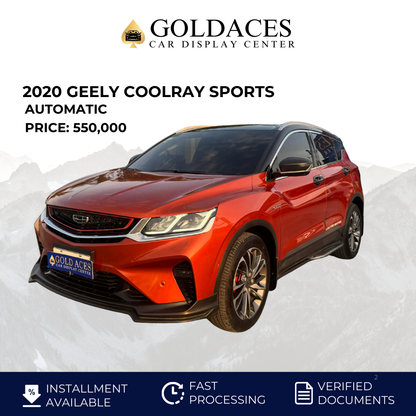 2020 GEELY COOLRAY SPORTS 1.5L AUTOMATIC TRANSMISSION Gold Aces Car Display Center