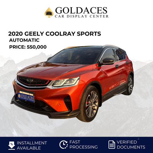 2020 GEELY COOLRAY SPORTS 1.5L AUTOMATIC TRANSMISSION Gold Aces Car Display Center