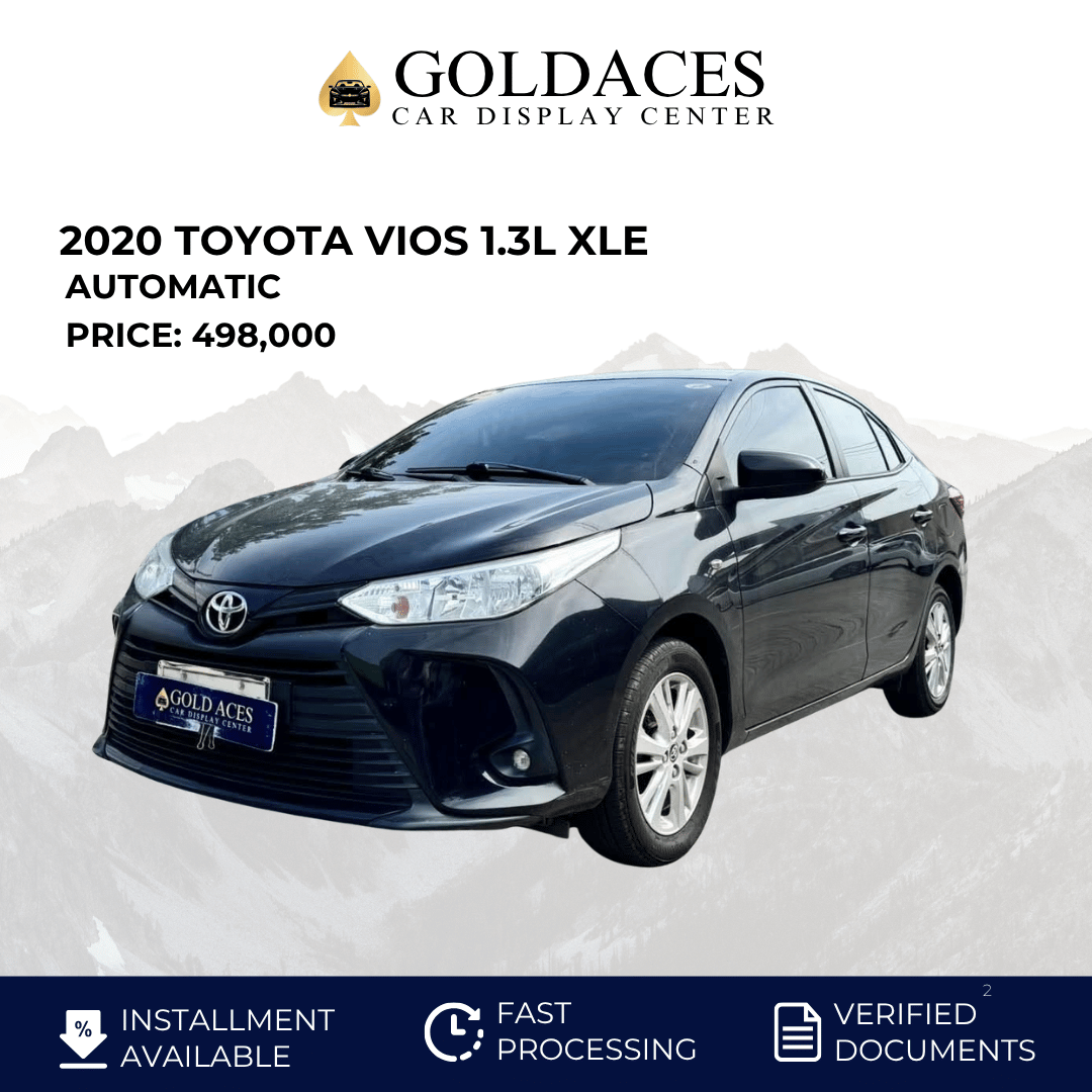2020 TOYOTA VIOS 1.3L XLE CVT AUTOMATIC TRANSMISSION (68TKMS ONLY!) Gold Aces Car Display Center