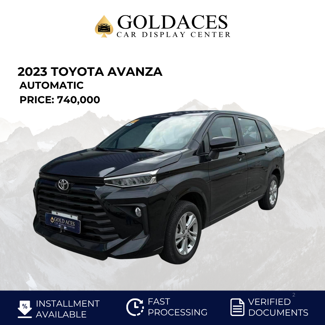 2023 TOYOTA AVANZA 1.3L E CVT AUTOMATIC TRANSMISSION Gold Aces Car Display Center