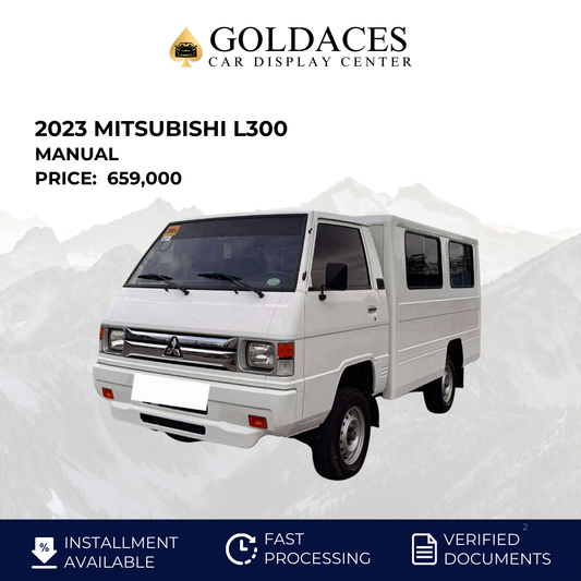 2023 MITSUBISHI L300 2.2L DSL MANUAL TRANSMISSION Gold Aces Car Display Center