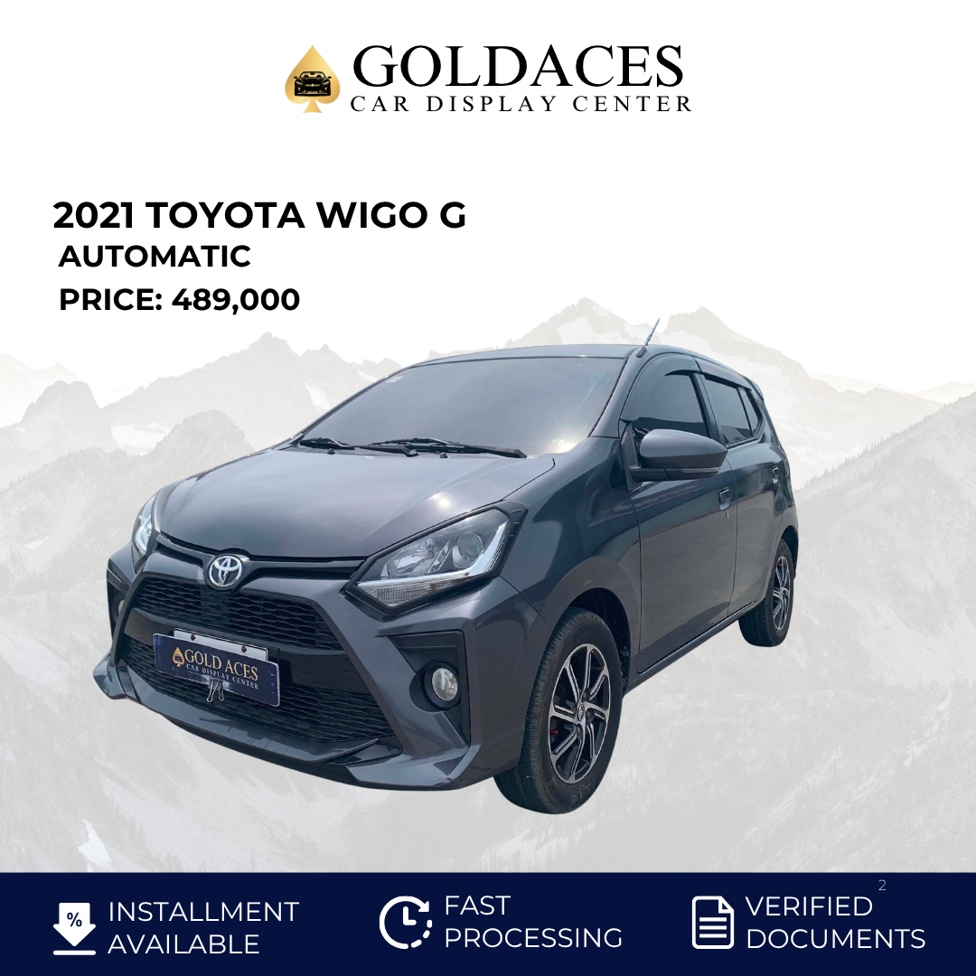 2021 TOYOTA WIGO G 1.0L AUTOMATIC TRANSMISSION Gold Aces Car Display Center