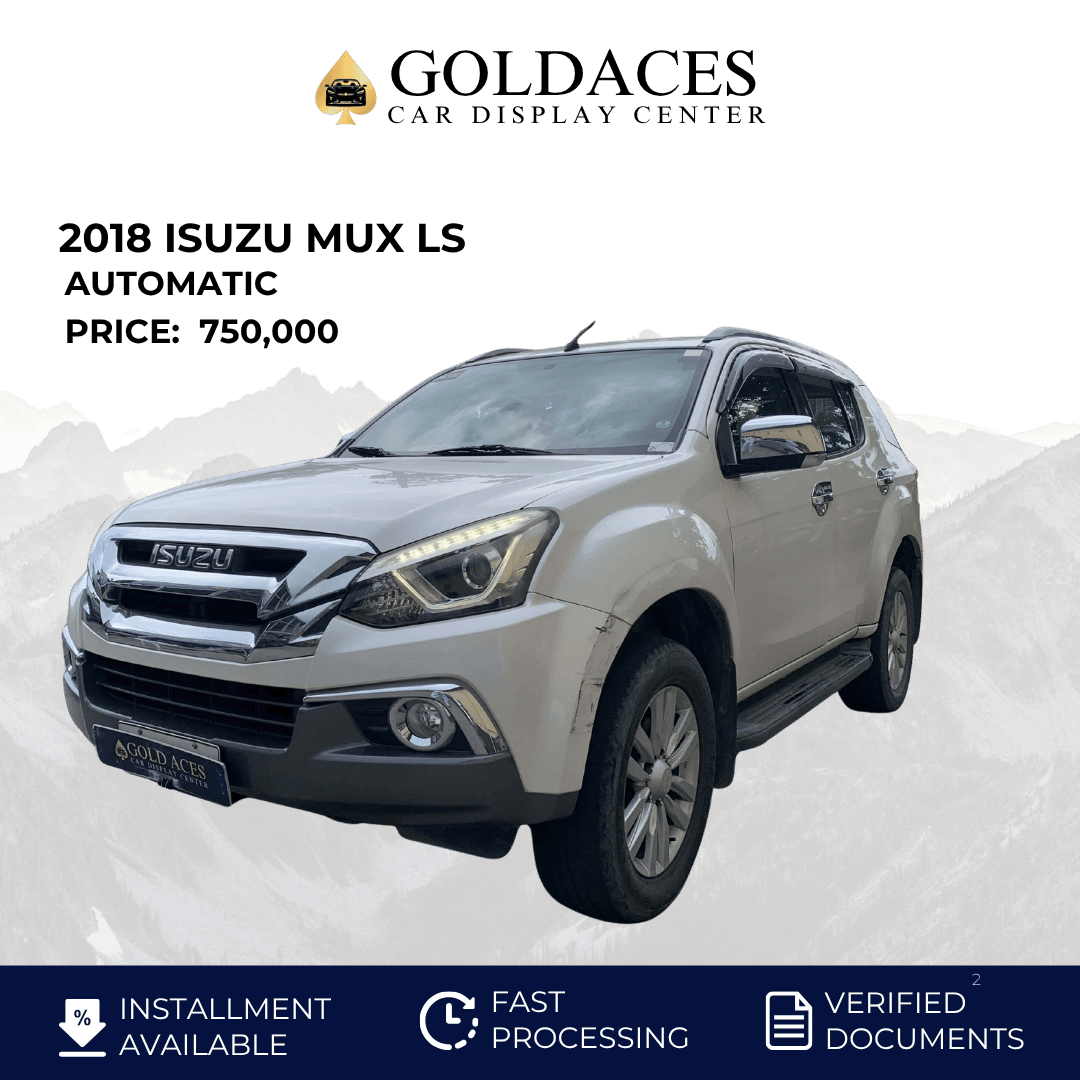 2018 ISUZU MUX LS 3.0L AUTOMATIC TRANSMISSION Gold Aces Car Display Center