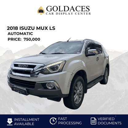 2018 ISUZU MUX LS 3.0L AUTOMATIC TRANSMISSION Gold Aces Car Display Center