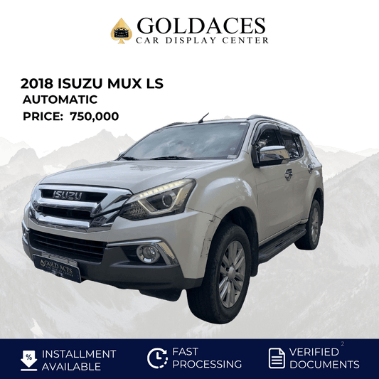2018 ISUZU MUX LS 3.0L AUTOMATIC TRANSMISSION Gold Aces Car Display Center