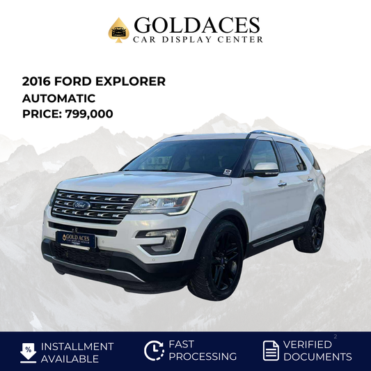 2016 FORD EXPLORER 2.3L AUTOMATIC TRANSMISSION (52T KMS ONLY!) Gold Aces Car Display Center