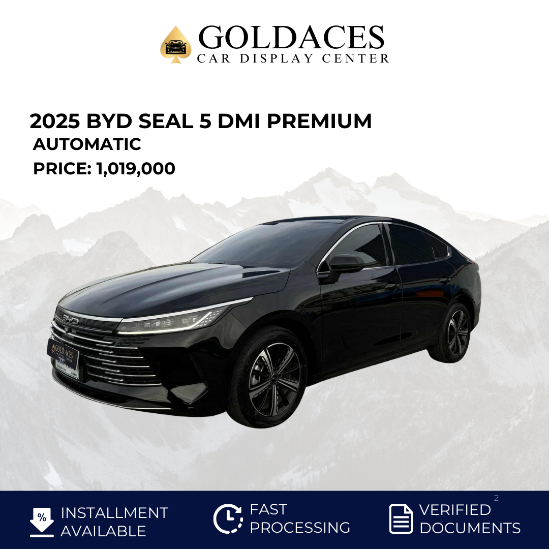 2025 BYD SEAL 5 DMI PREMIUM 1.5L AUTOMATIC TRANSMISSION Gold Aces Car Display Center