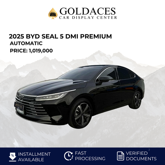 2025 BYD SEAL 5 DMI PREMIUM 1.5L AUTOMATIC TRANSMISSION Gold Aces Car Display Center