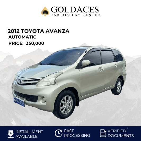 2012 TOYOTA AVANZA 1.3L E AUTOMATIC TRANSMISSION TOYOTA