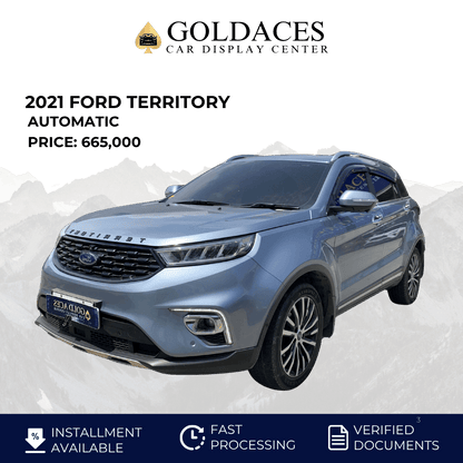 2021 FORD TERRITORY 1.5L TITANIUM AUTOMATIC TRANSMISSION Gold Aces Car Display Center