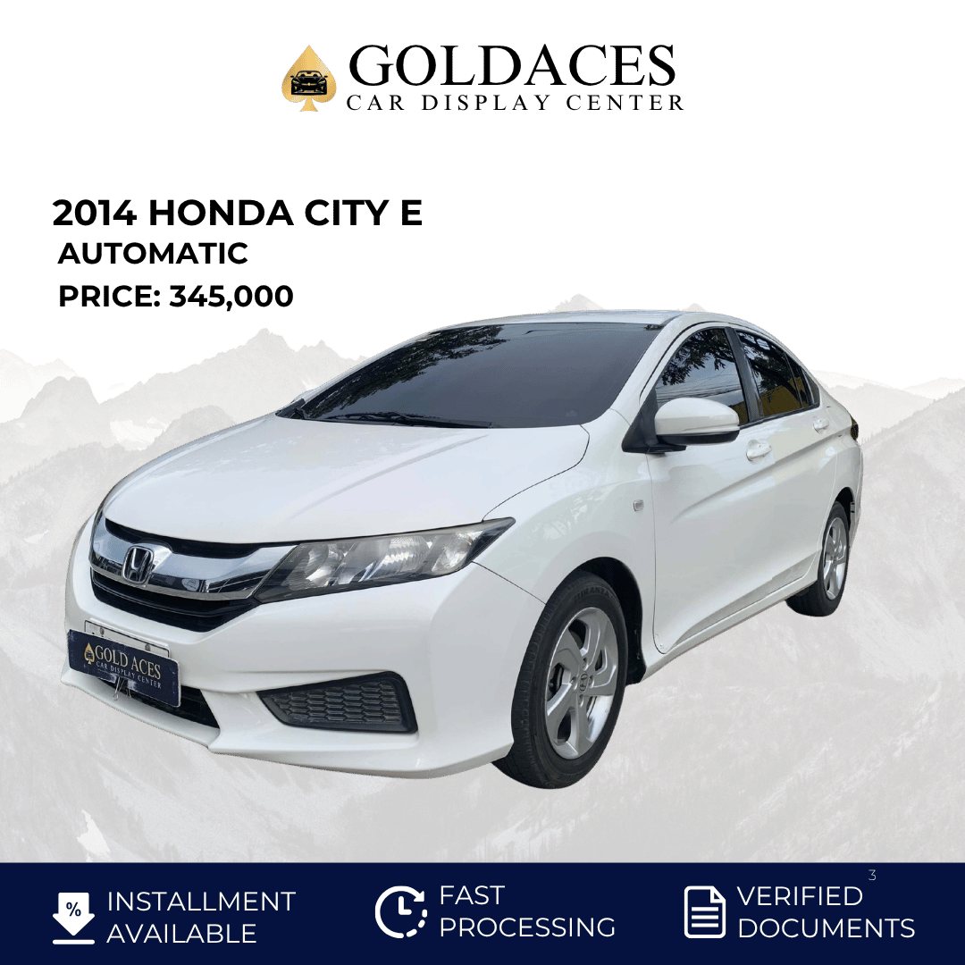 2014 HONDA CITY E 1.3L AUTOMATIC TRANSMISSION Gold Aces Car Display Center