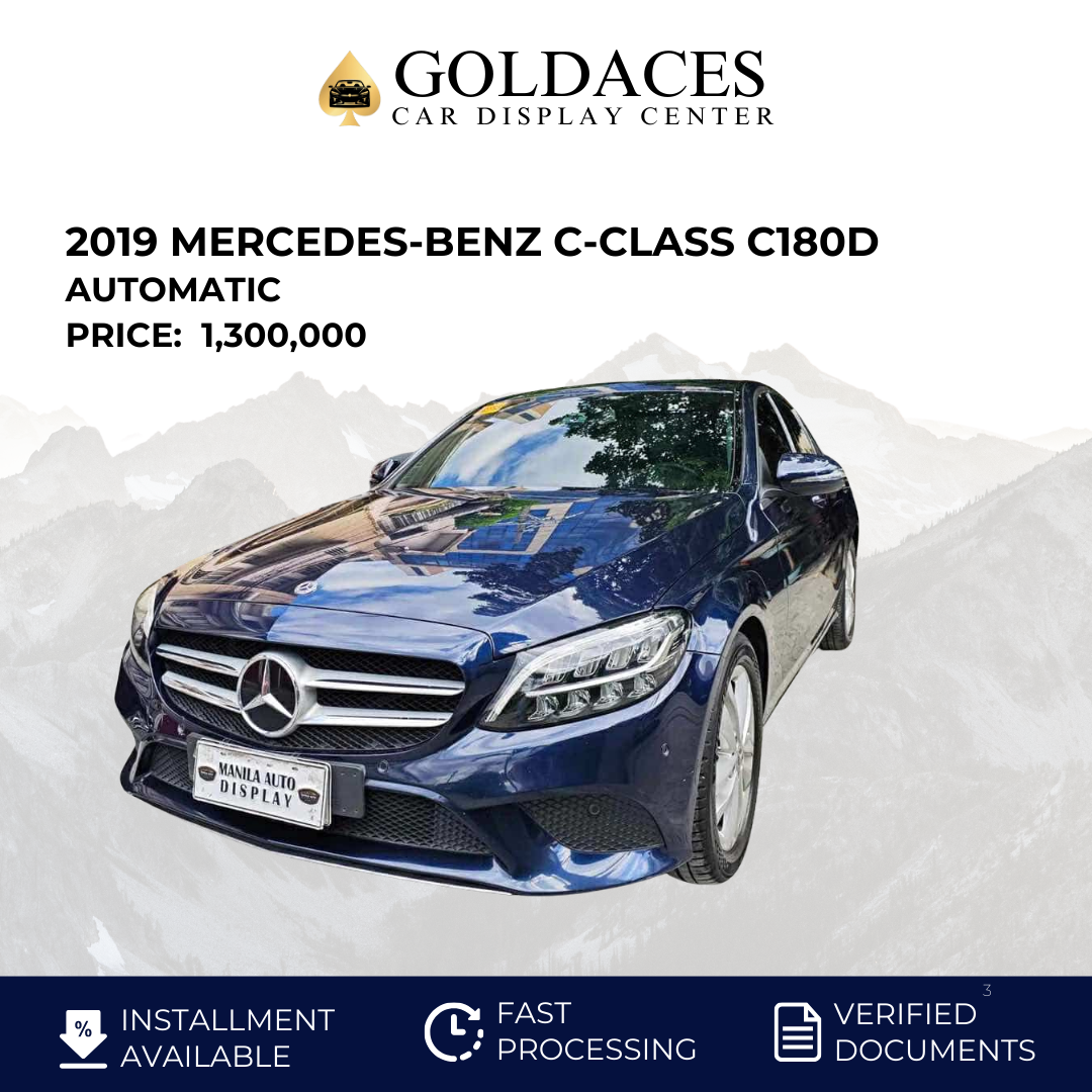 2019 MERCEDES-BENZ C-CLASS C180D DIESEL AUTOMATIC TRANSMISSION Gold Aces Car Display Center