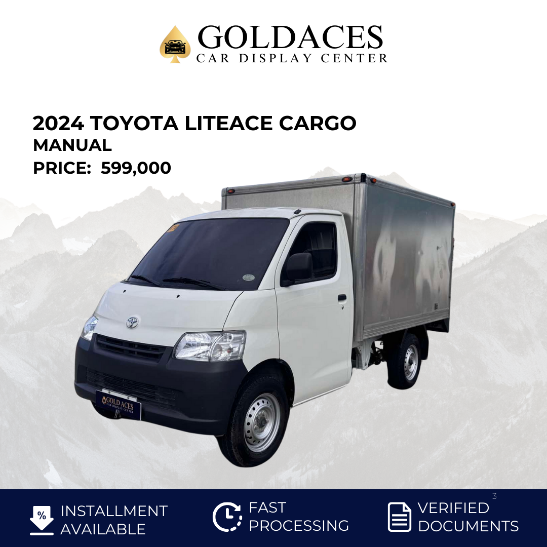 2024 TOYOTA LITEACE CARGO 1.5L MANUAL TRANSMISSION Gold Aces Car Display Center