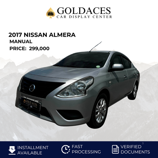 2017 NISSAN ALMERA 1.5L MANUAL TRANSMISSION Gold Aces Car Display Center