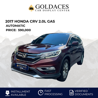 2017 HONDA CRV 2.0L GAS 4X2 AUTOMATIC TRANSMISSION HONDA
