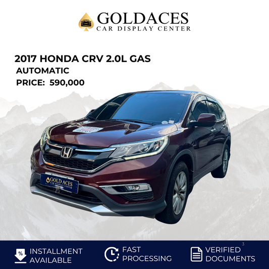 2017 HONDA CRV 2.0L GAS 4X2 AUTOMATIC TRANSMISSION HONDA