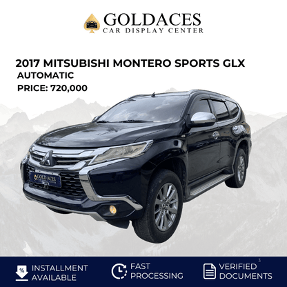 2017 MITSUBISHI MONTERO SPORTS GLX 2.4L DSL MANUAL TRANSMISSION MITSUBISHI