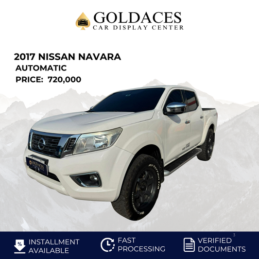 2017 NISSAN NAVARA 2.5L 4X2 EL AUTOMATIC TRANSMISSION Gold Aces Car Display Center