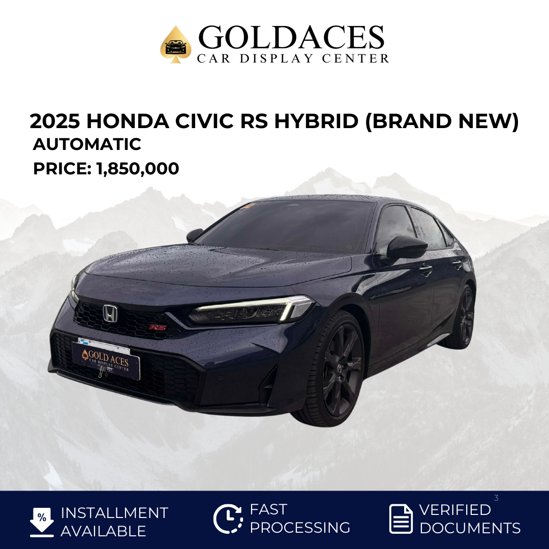 2025 HONDA CIVIC 1.5L RS HYBRID AUTOMATIC TRANSMISSION (BRAND NEW) Gold Aces Car Display Center
