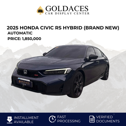 2025 HONDA CIVIC 1.5L RS HYBRID AUTOMATIC TRANSMISSION (BRAND NEW) Gold Aces Car Display Center