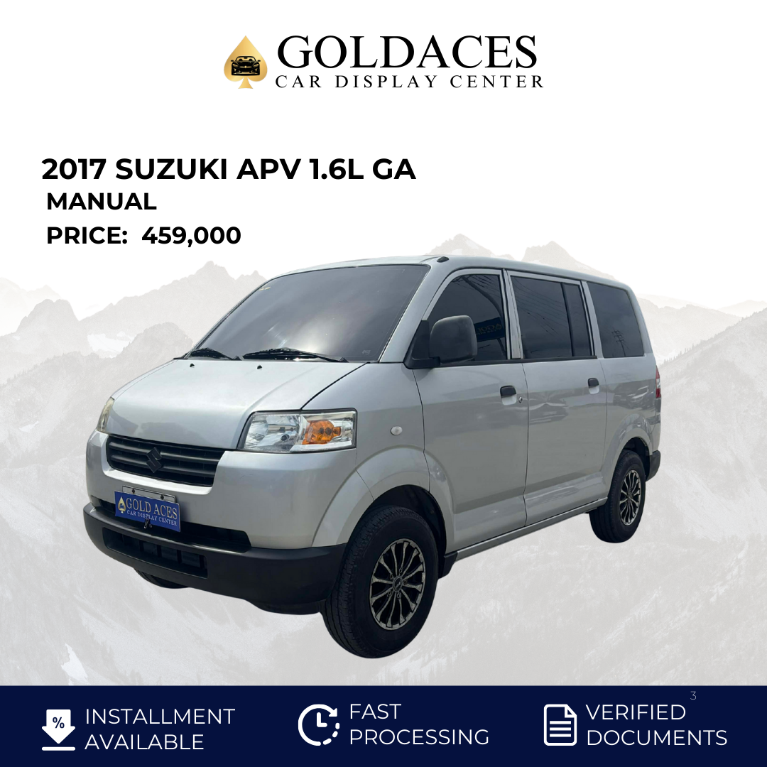 2017 SUZUKI APV 1.6L GA MANUAL TRANSMISSION