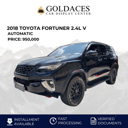 2018 TOYOTA FORTUNER 2.4L V 4X2 AUTOMATIC TRANSMISSION TOYOTA