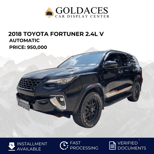 2018 TOYOTA FORTUNER 2.4L V 4X2 AUTOMATIC TRANSMISSION TOYOTA