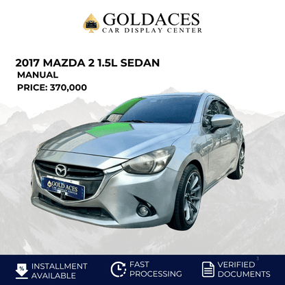 2017 MAZDA 2 1.5L SEDAN AUTOMATIC TRANSMISSION Gold Aces Car Display Center