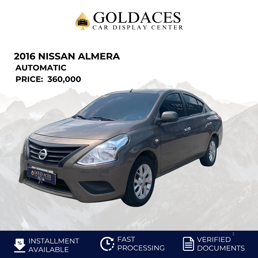 2016 NISSAN ALMERA 1.5L AUTOMATIC TRANSMISSION Gold Aces Car Display Center