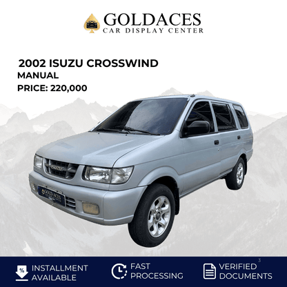 2002 ISUZU CROSSWIND 2.5L DSL MANUAL TRANSMISSION Gold Aces Car Display Center