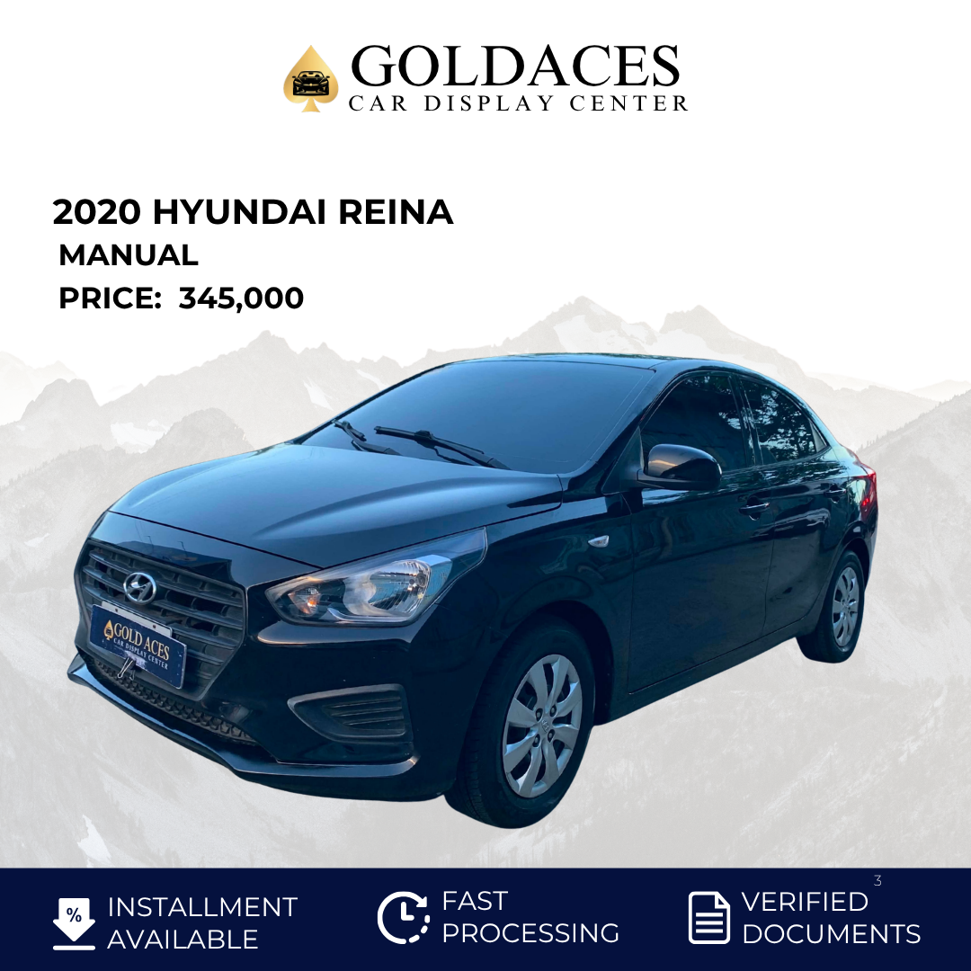 2020 HYUNDAI REINA 1.4L GL MANUAL TRANSMISSION (27TKM ONLY!) Gold Aces Car Display Center