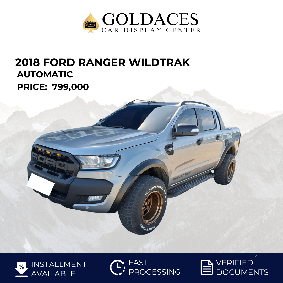 2018 FORD RANGER WILDTRAK 2.2L 4X2 DSL AUTOMATIC TRANSMISSION Gold Aces Car Display Center