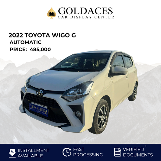2022 TOYOTA WIGO G 1.0L AUTOMATIC TRANSMISSION Gold Aces Car Display Center