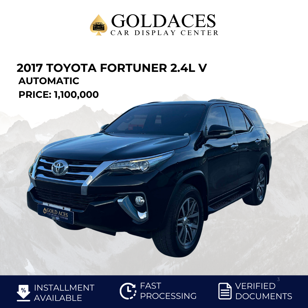 2017 TOYOTA FORTUNER 2.4L V 4X2 AUTOMATIC TRANSMISSION TOYOTA