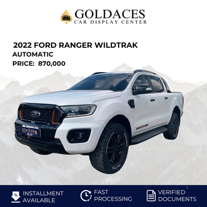 2022 FORD RANGER WILDTRAK 2.0L 4X2 DSL AUTOMATIC TRANSMISSION (33TKMS ONLY!) Gold Aces Car Display Center