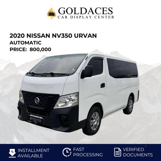 2020 NISSAN NV350 URVAN 2.5L MANUAL TRANSMISSION NISSAN