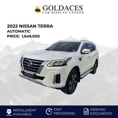 2022 NISSAN TERRA 2.5L VL 4X4 AUTOMATIC TRANMISSION Gold Aces Car Display Center