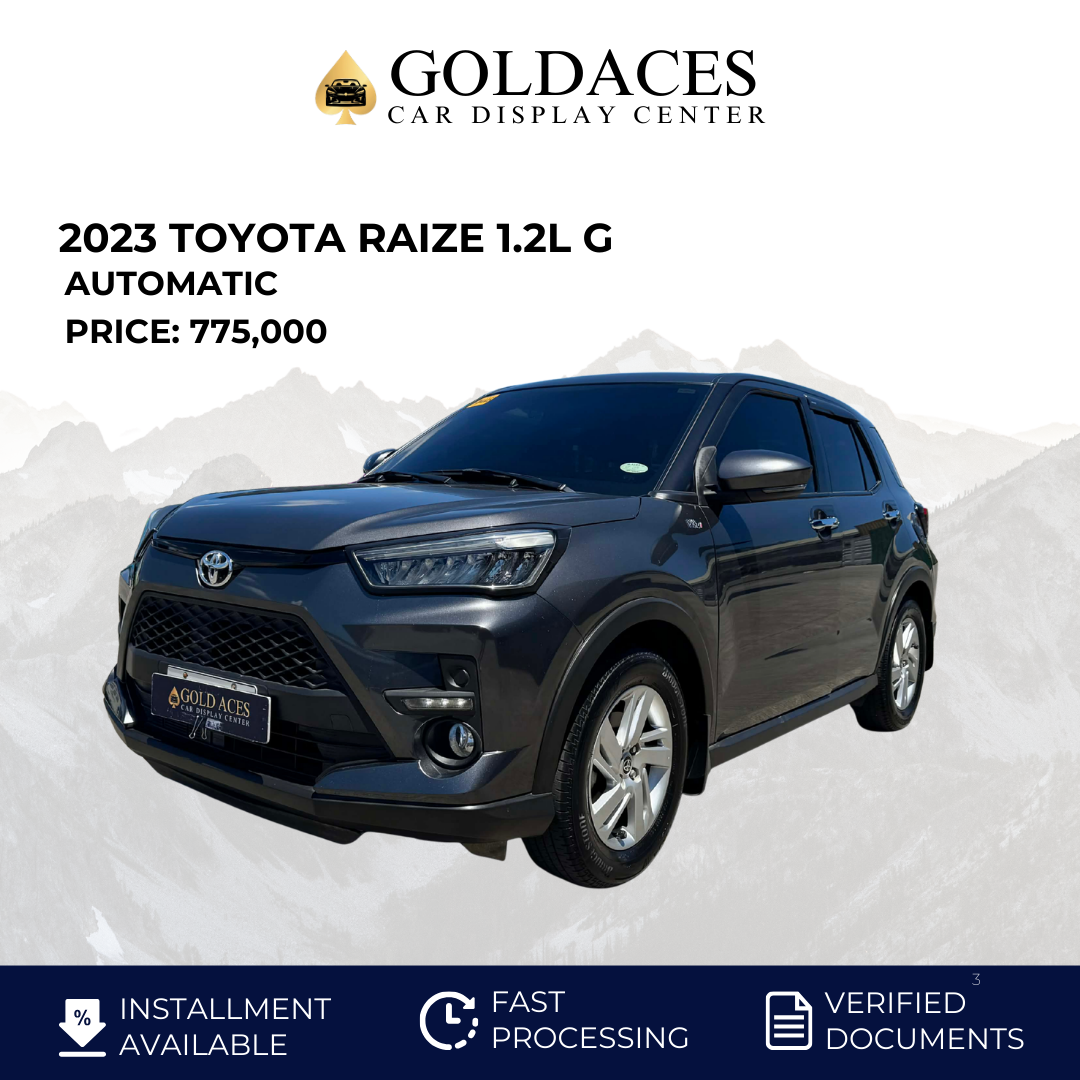 2023 TOYOTA RAIZE 1.2L G AUTOMATIC TRANSMISSION TOYOTA