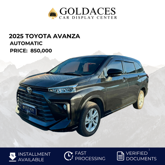 2025 TOYOTA AVANZA 1.3L E CVT AUTOMATIC TRANSMISSION Gold Aces Car Display Center