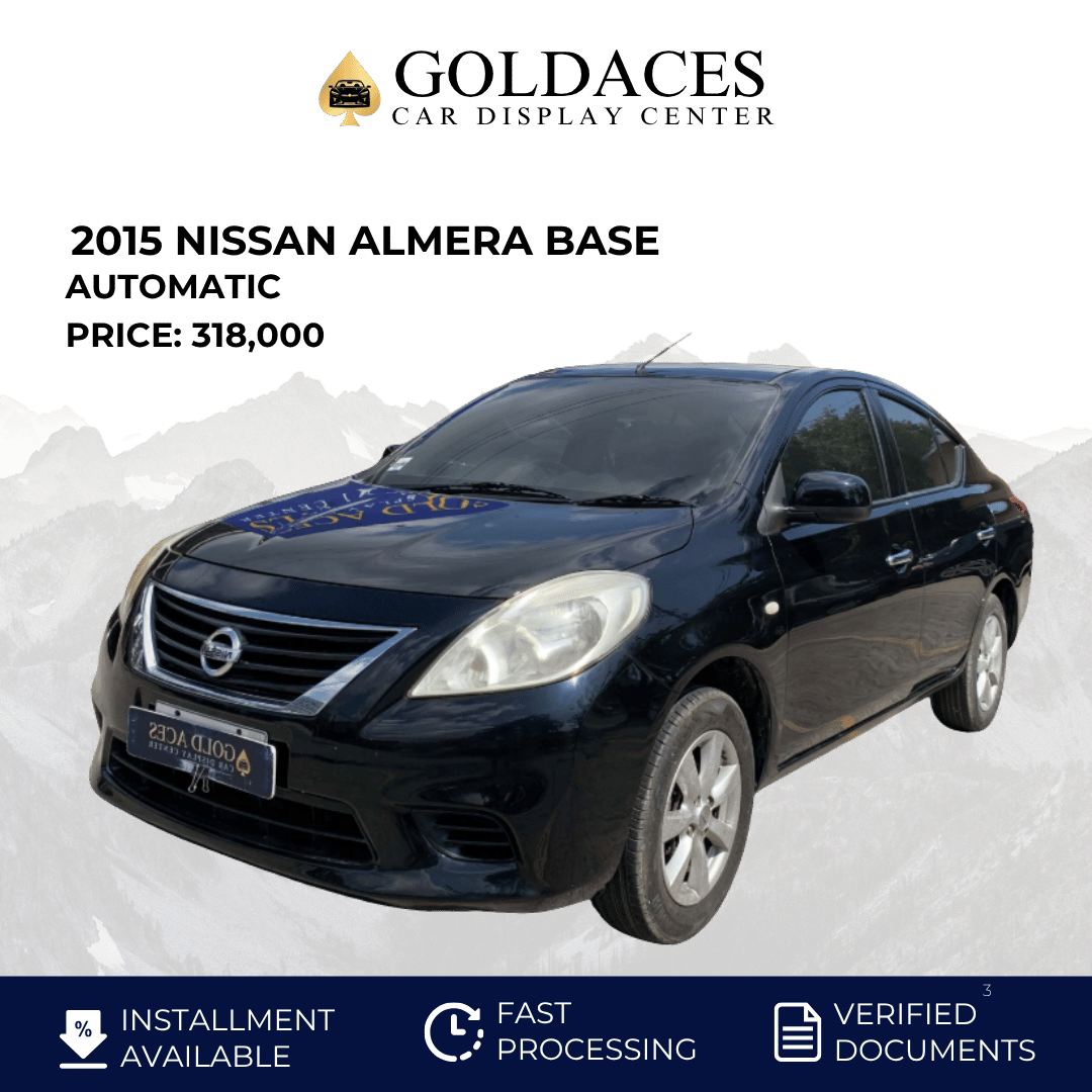 2015 NISSAN ALMERA BASE 1.5L AUTOMATIC TRANSMISSION (48TKMS ONLY!) Gold Aces Car Display Center