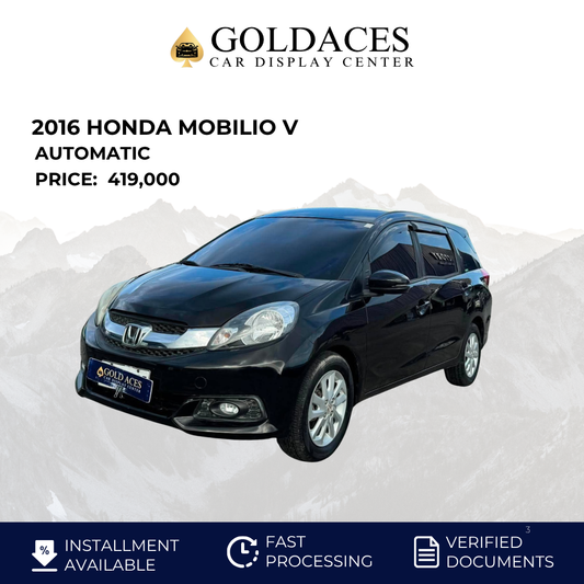 2016 HONDA MOBILIO V 1.5L AUTOMATIC TRANSMISSION Gold Aces Car Display Center